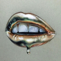 Mouth Drawing by emmaeemaine